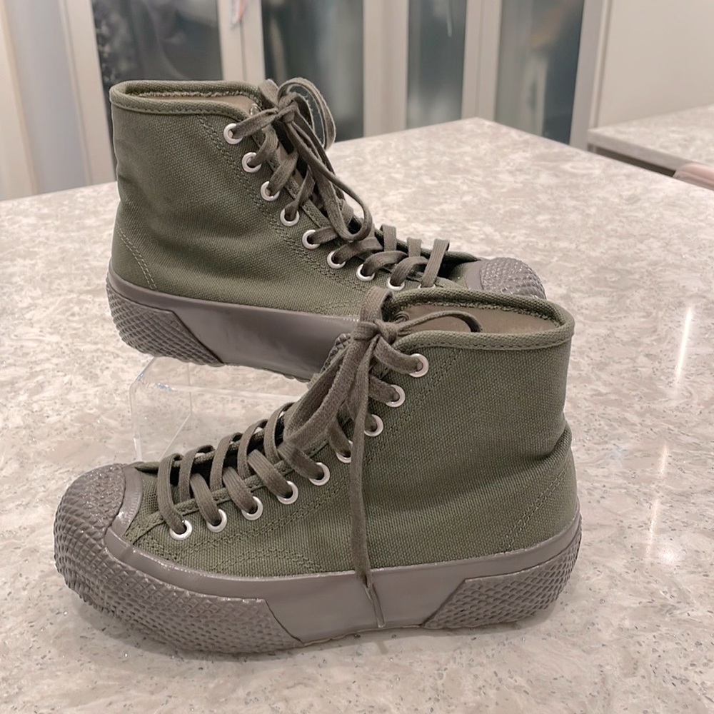 Artifact Superga Torino Green Army high tops